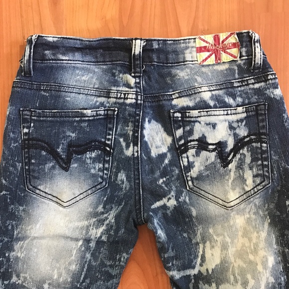 Machine skinny stretch destroyed jeans 28 (25) - Picture 4 of 8